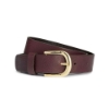 Belt with metal buckle resmi