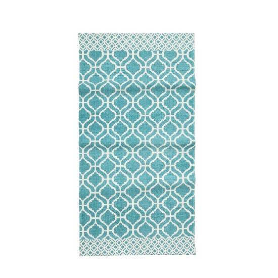 Patterned Cotton Rug resmi